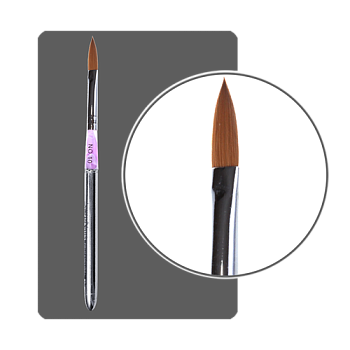 ФП Кисть для акрила красный соболь трансформер №10