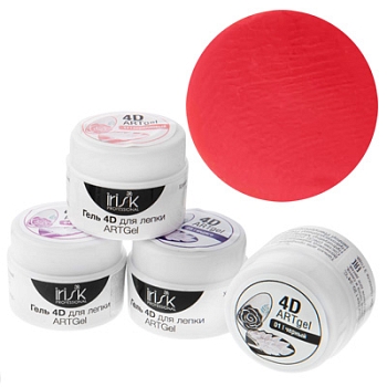 Гель 4D для лепки ARTGel  "IRISK" ,5 г (03 Красный)