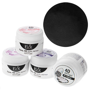 Гель 4D для лепки ARTGel  "IRISK" ,5 г (01 Черный)