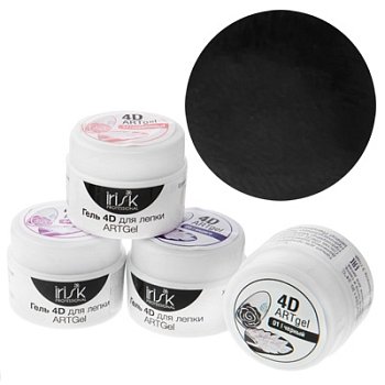 Гель 4D для лепки ARTGel  "IRISK" ,5 г (01 Черный)