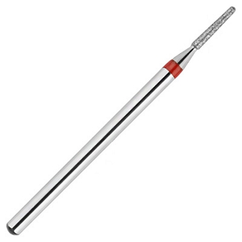 IRISK Фреза алмазная конус усеченный с полусферой на конце 0,14,красная, мелкая зернистость