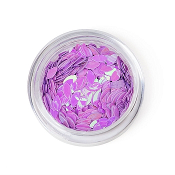 Пайетки для ногтей "TNL-лепесток" - фиалковые
