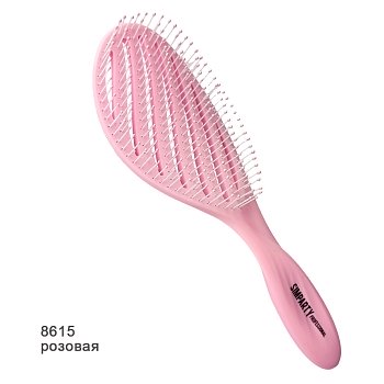 SIMPARTY  Щётка массажная продувная волна, розовая  8615