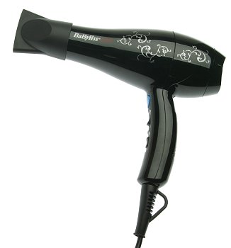 BAB5559Е Фен BaByliss Pro LIGHT,черный,2000Вт,1 насадка