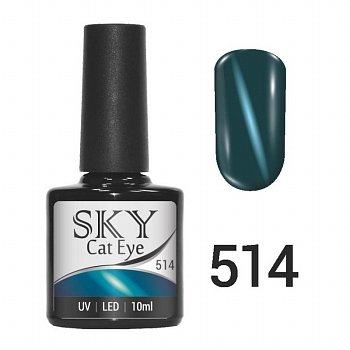 № 514 Гель-лак  CAT EYE SKY 10мл