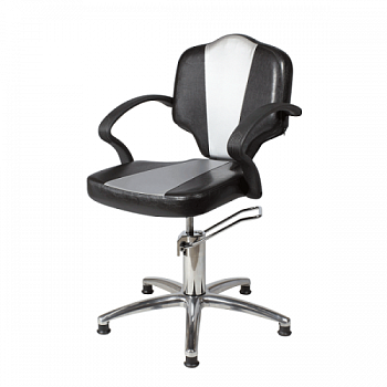 Кресло парикмахерское Мона Модерн гидравлика хром