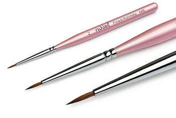 Кисть д/дизайна ruNail Finest Kolinsky AKR №2