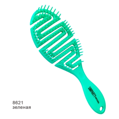 SIMPARTY  Щетка продувная "зигзаг" зеленая  8621