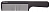 Dewal расческа CF 013 Super Thin c ручкой, широкая,20,5 см, черная