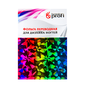 Фольга переводная радужная "Битое стекло" 6*12 см