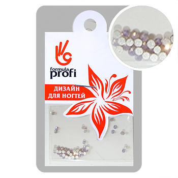 Стразы стекло "Розовый опал" №3, 50 шт.