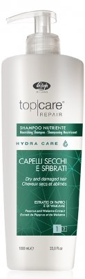 LISAP Интенсивный питательный шампунь - "Top Care Repair Hydra Care Nourishing Shampoo" 1000 мл
