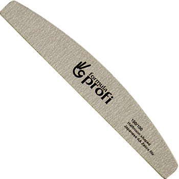 ФП Пилка профессиональная полумесяц "Зебра" 100/100