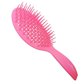 BLONDY Щетка розовая овальная М-066