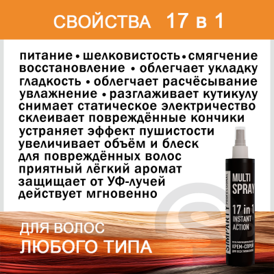 SIMPARTY Мультифункциональный крем-спрей 17в1, 250мл