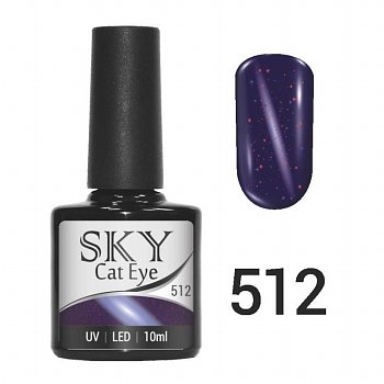 № 512 Гель-лак  CAT EYE SKY 10мл