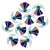 Стразы Swarovski Чехия, голографические 07 SS10 (3,0-3,2 мм), 50шт