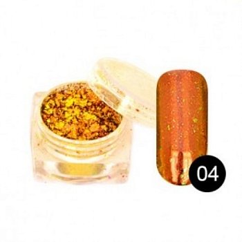 Фольга декоративная №04 "Юки" втирка