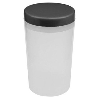 Подставка-стакан для мытья кистей (02 Черная крышка)