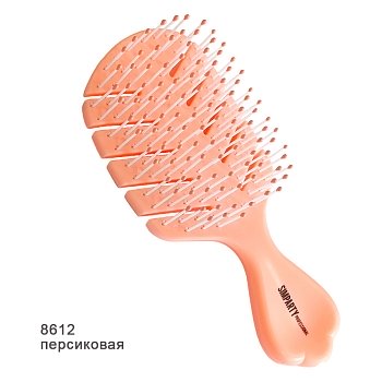 SIMPARTY  Щётка массажная продувная детская, персиковая  8612
