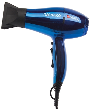 Dewal фен 03-007 Blue Magnifico,2100W,ионизация,2 насадки