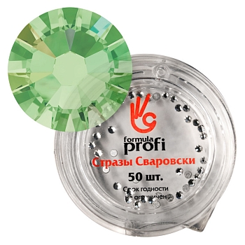 Стразы Swarovski № 6 зеленые 50 шт.