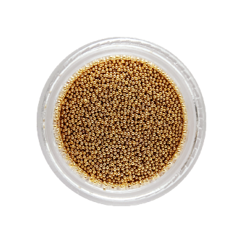 ФП Бульонки для дизайна металл., 0,6 мм, цв. золото