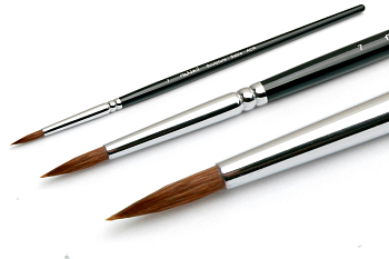 Кисть д/дизайна ruNail Sculpture Sable ACR №7