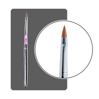 ФП Кисть для акрила красный соболь трансформер №4