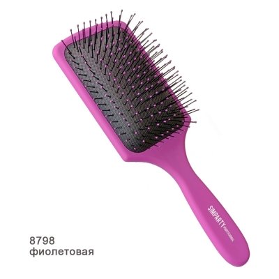 SIMPARTY  Щетка массажная лопата фиолетовая  8798