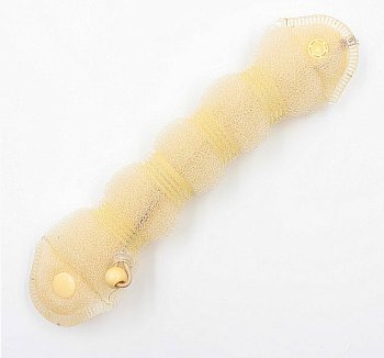 Валик 22см сетка с резинкой и кнопкой блонд