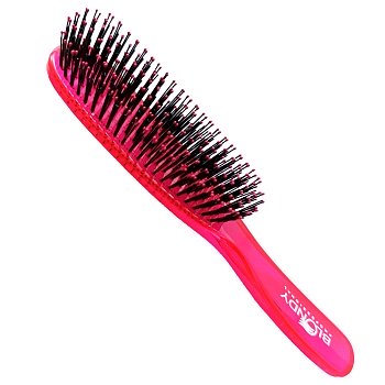 BLONDY Щетка пластик, прозрачно-розовая D-084