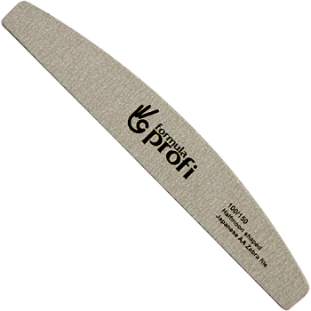 ФП Пилка профессиональная полумесяц "Зебра" 100/150