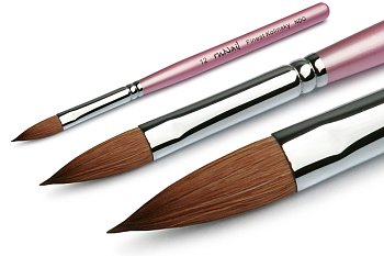 Кисть д/акрила ruNail Finest Kolinsky NDO №12