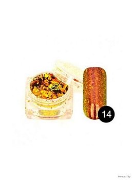 Фольга декоративная №14 "Металлик" втирка