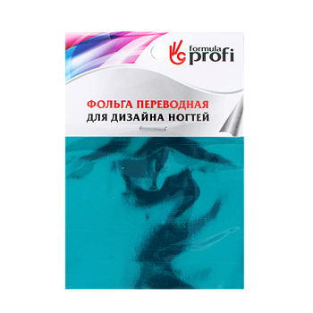 ФП Фольга переводная бирюзовая 6*12 см