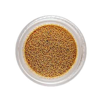 ФП Бульонки для дизайна металл., 0,4 мм, цв. золото