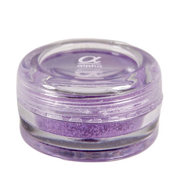 Пигмент перламутрвый в баночке ALPHA №12, фиолетовый