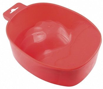 Yoko Ванночка для маникюра КРУГЛАЯ КРАСНАЯ