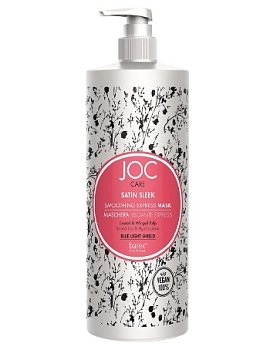 JOC CARE Разглаживающий шампунь с льняным семенем и крылатой водорослью "SATIN SLEEK",1000мл