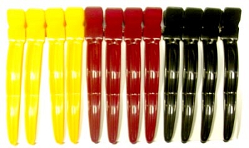 Dewal зажим CL 2419 пластмассовые волна