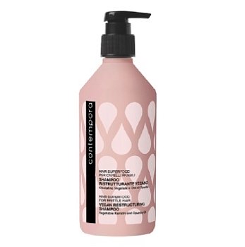 Contempora "HAIR SUPERFOOD" Восстанавливающий веганский шампунь для ломких волос 500мл 