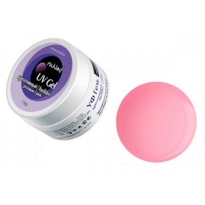 УФ Гель креативный (розовый)15г 