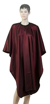 Dewal пеньюар "Глянец" АА04 red,на крючках,128*146