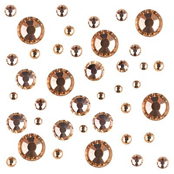 Стразы цветные микс размеров в баночке (07 Микс Lt.Peach) IRISK