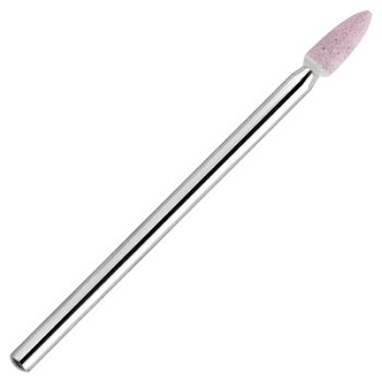 IRISK Фреза корундовая каплевидная 0,3мм (длина 7мм) (01 Розовая, мелкая зернистость)