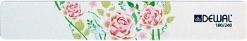 Dewal 9102875 Пилка для ногтей широкая серии"Desing Edition",180/240,18см