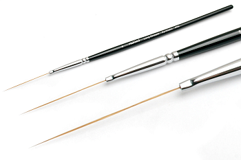 Кисть д/дизайна ruNail Long Stripper Synthetic ANL №5