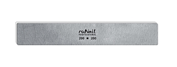 Пилка д/искусственных ногтей (серая прям.200/200)