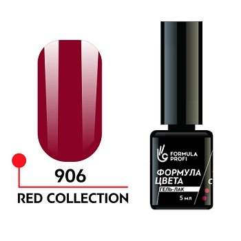 Гель-лак Red collection №906, 5 мл.